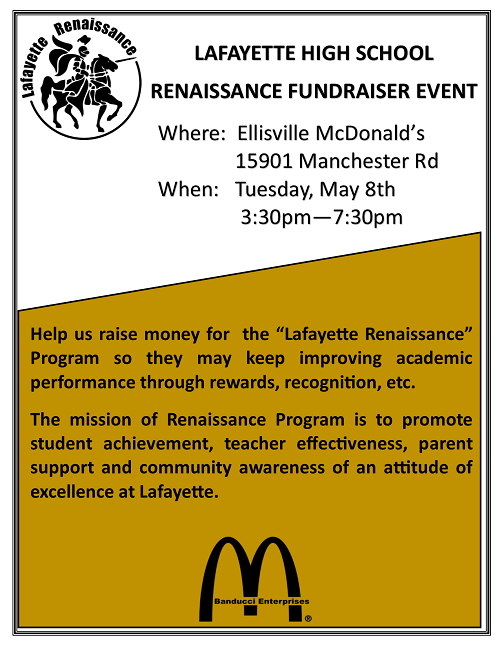 Lafayette High School Renaissance Fundraiser