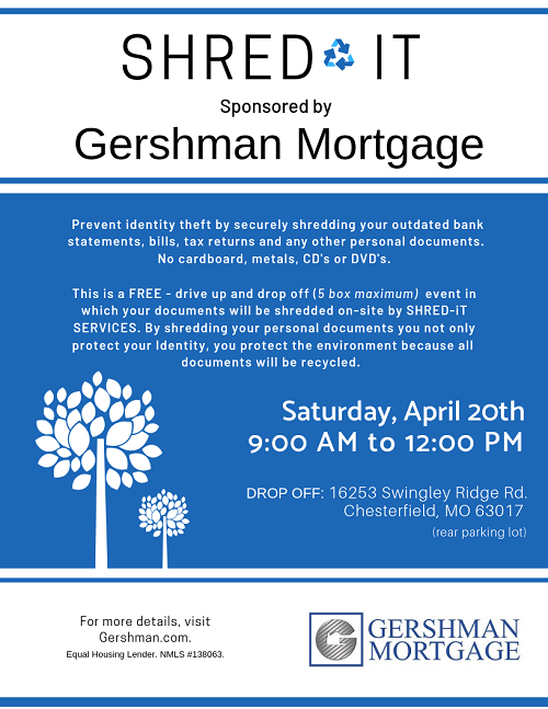 Gershman Mortgage  SHRED-IT
