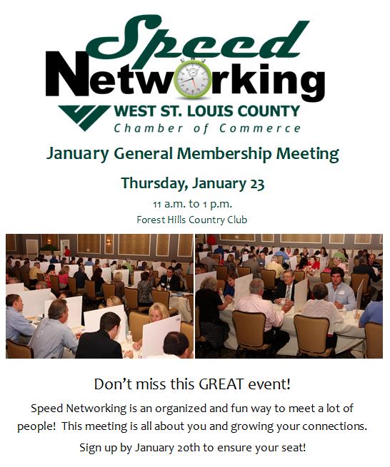 General Membership Meeting - Speed Networking