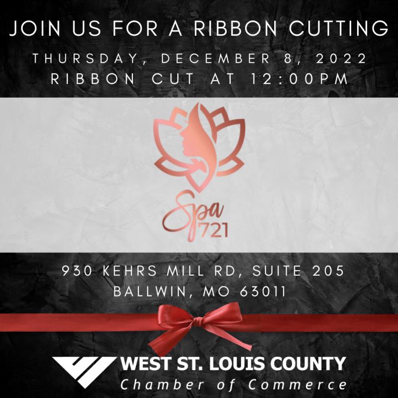Ribbon Cutting - Spa721