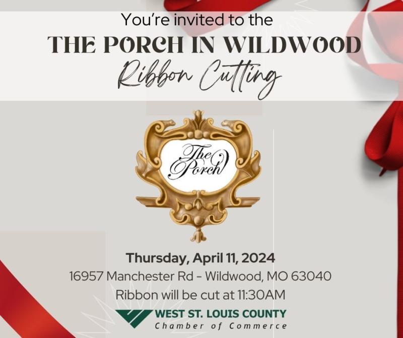 Ribbon Cutting - The Porch in Wildwood