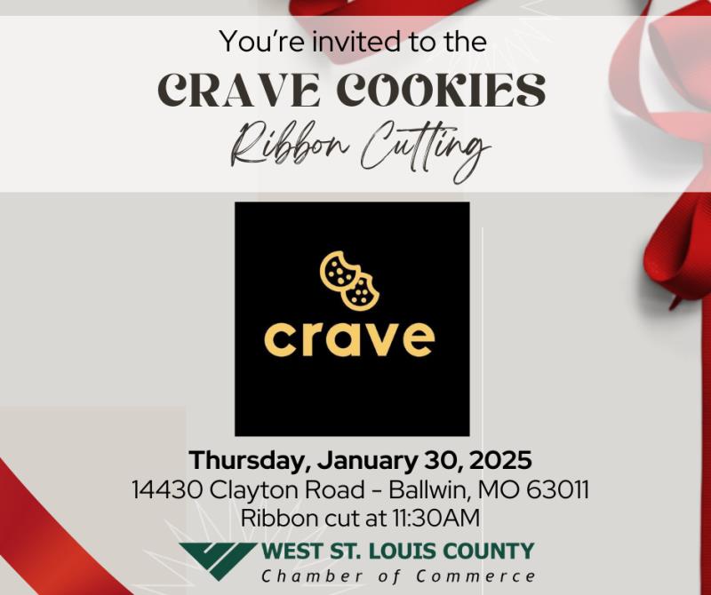 Ribbon Cutting - Crave Cookies